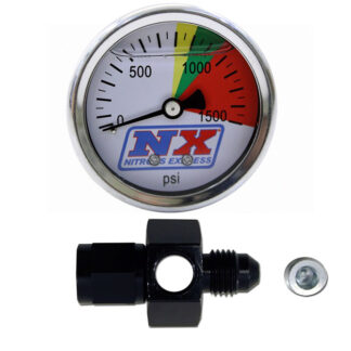 Indicateur de pression d'injection de gaz d'azote